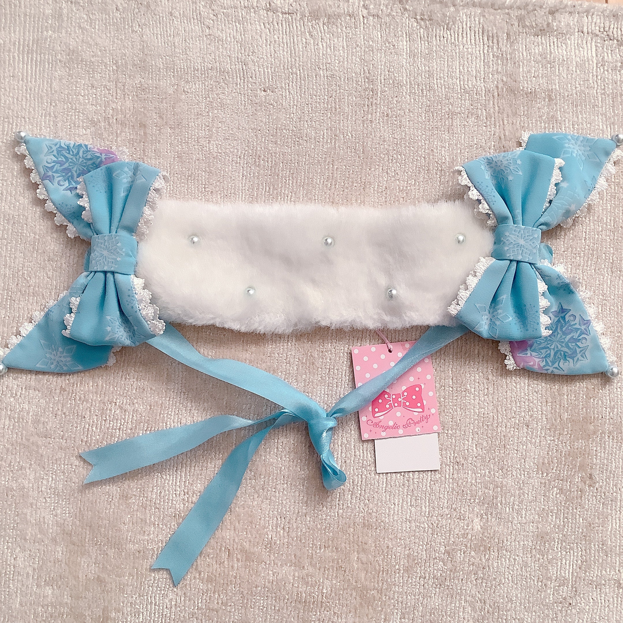 [NWT] Angelic Pretty Lovely Snow Fantasy JSK + Headband