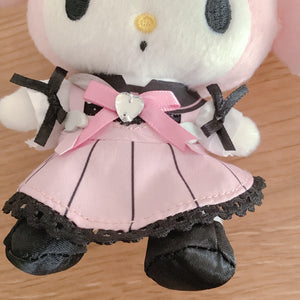 DearMyLove x Sanrio My Melody (Black Ribbon) Plush Key Chain Ryosan Jirai