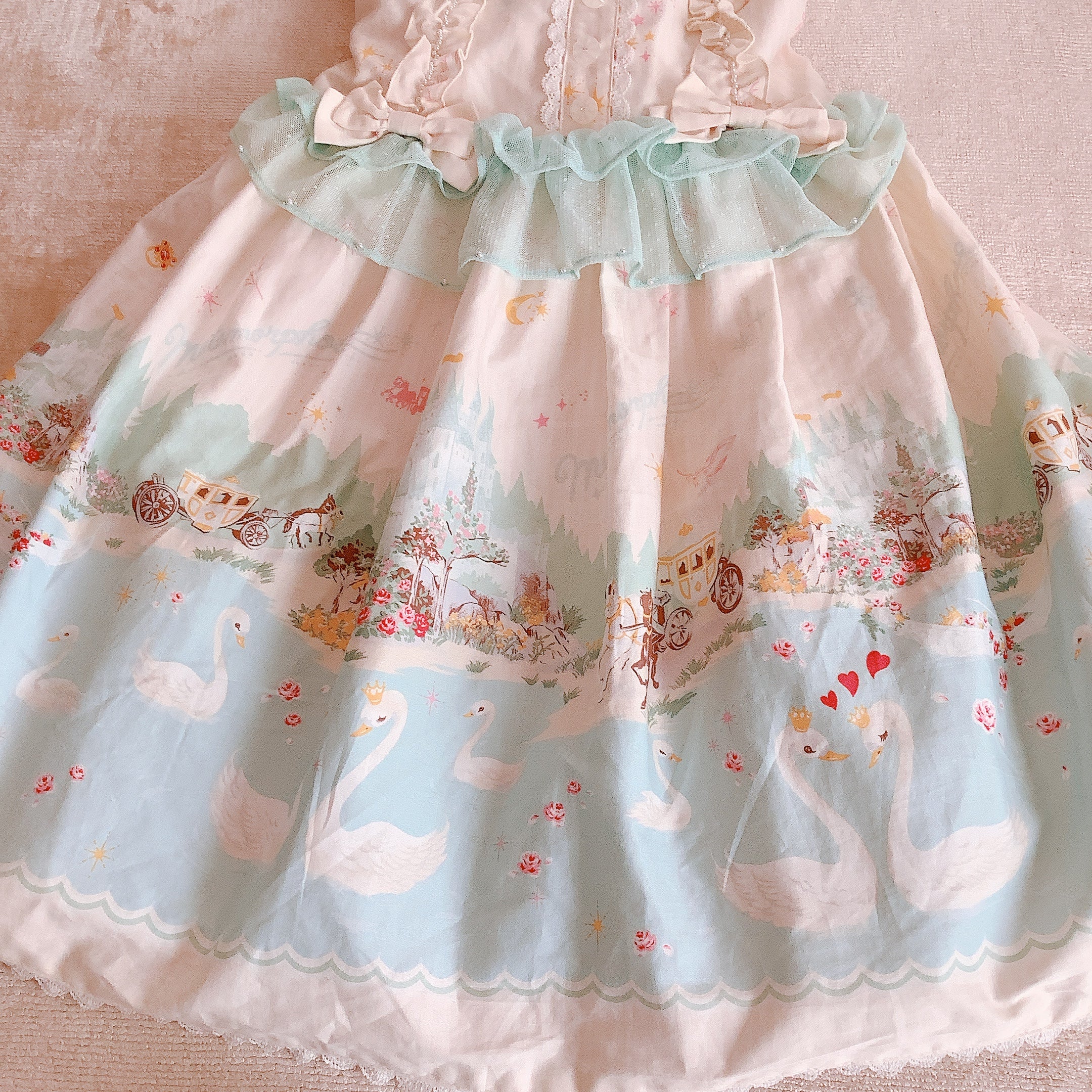 metamorphose temps de fille Swan Lake JSK Off White