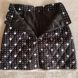 ROJITA Heart Quilting Mini Skirt