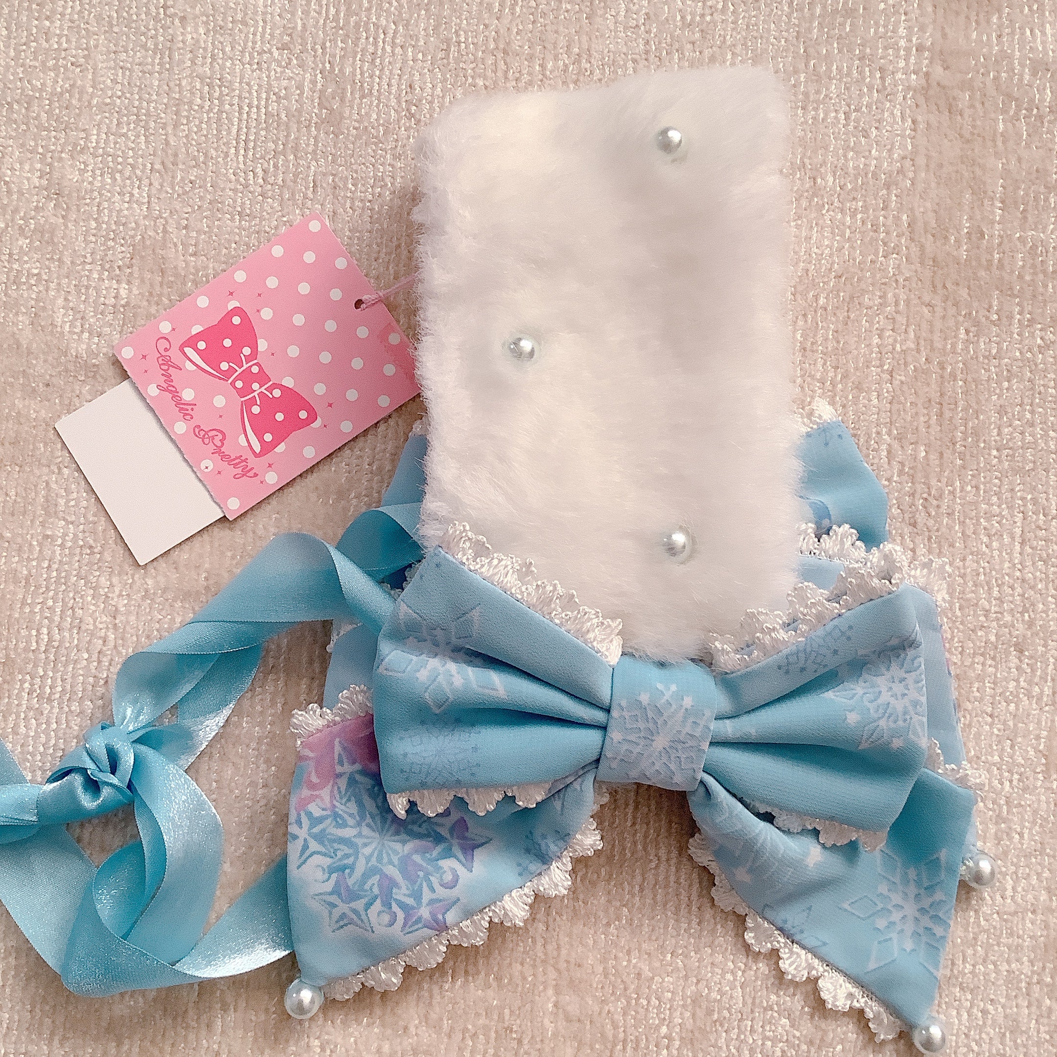 [NWT] Angelic Pretty Lovely Snow Fantasy JSK + Headband