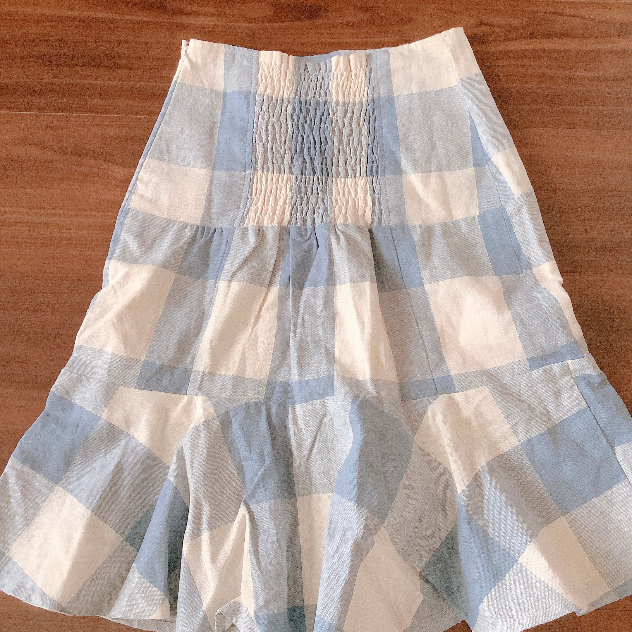 LIZ LISA Knit & Check Mermaid Skirt Set