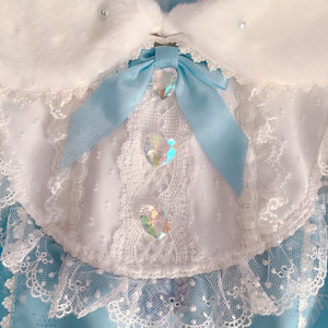 [NWT] Angelic Pretty Lovely Snow Fantasy JSK + Headband