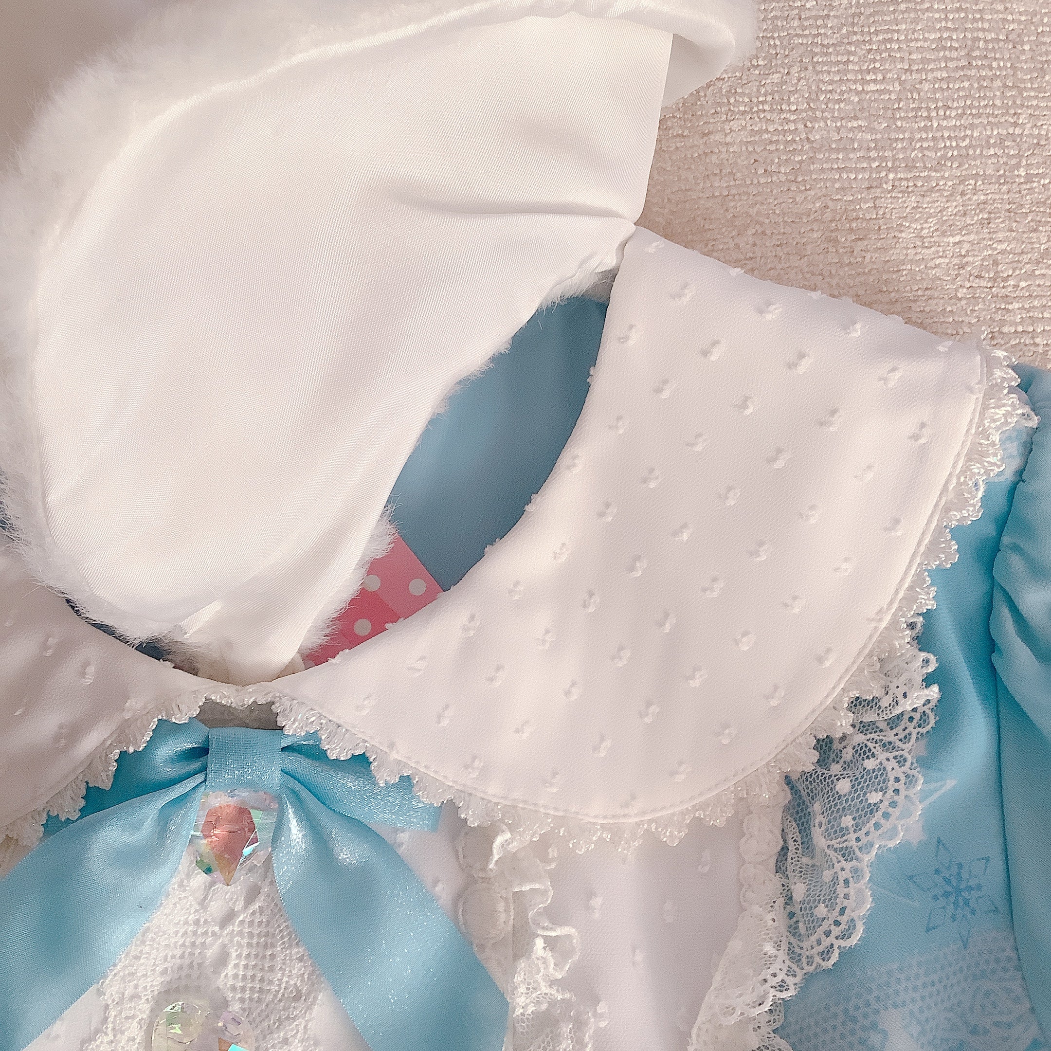 [NWT] Angelic Pretty Lovely Snow Fantasy JSK + Headband