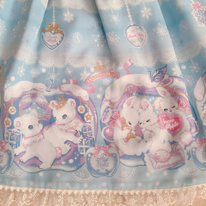 [NWT] Angelic Pretty Lovely Snow Fantasy JSK + Headband