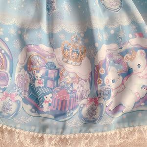 [NWT] Angelic Pretty Lovely Snow Fantasy JSK + Headband