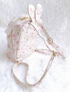 LIZ LISA Rabbit Ears Backpack White