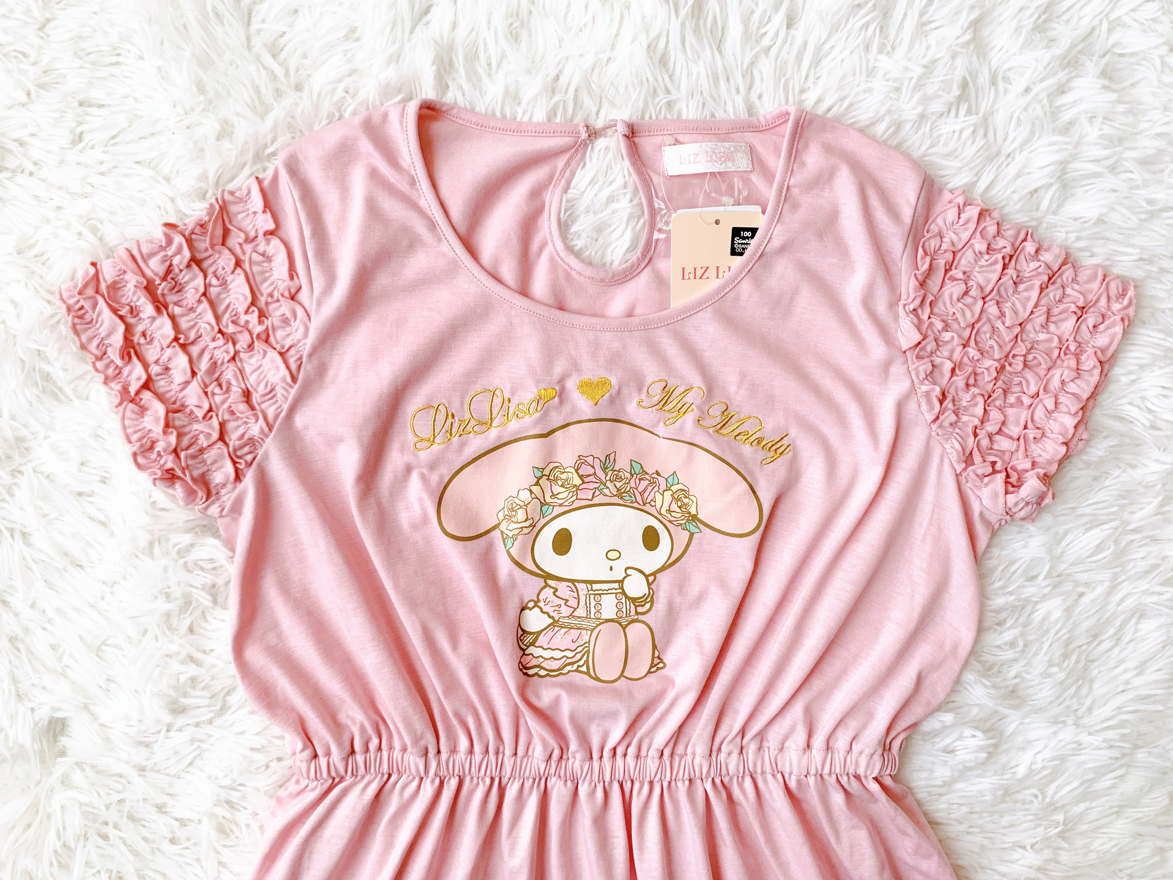 LIZ LISA x Sanrio My Melody Pink T-Shirt Dress New with tags