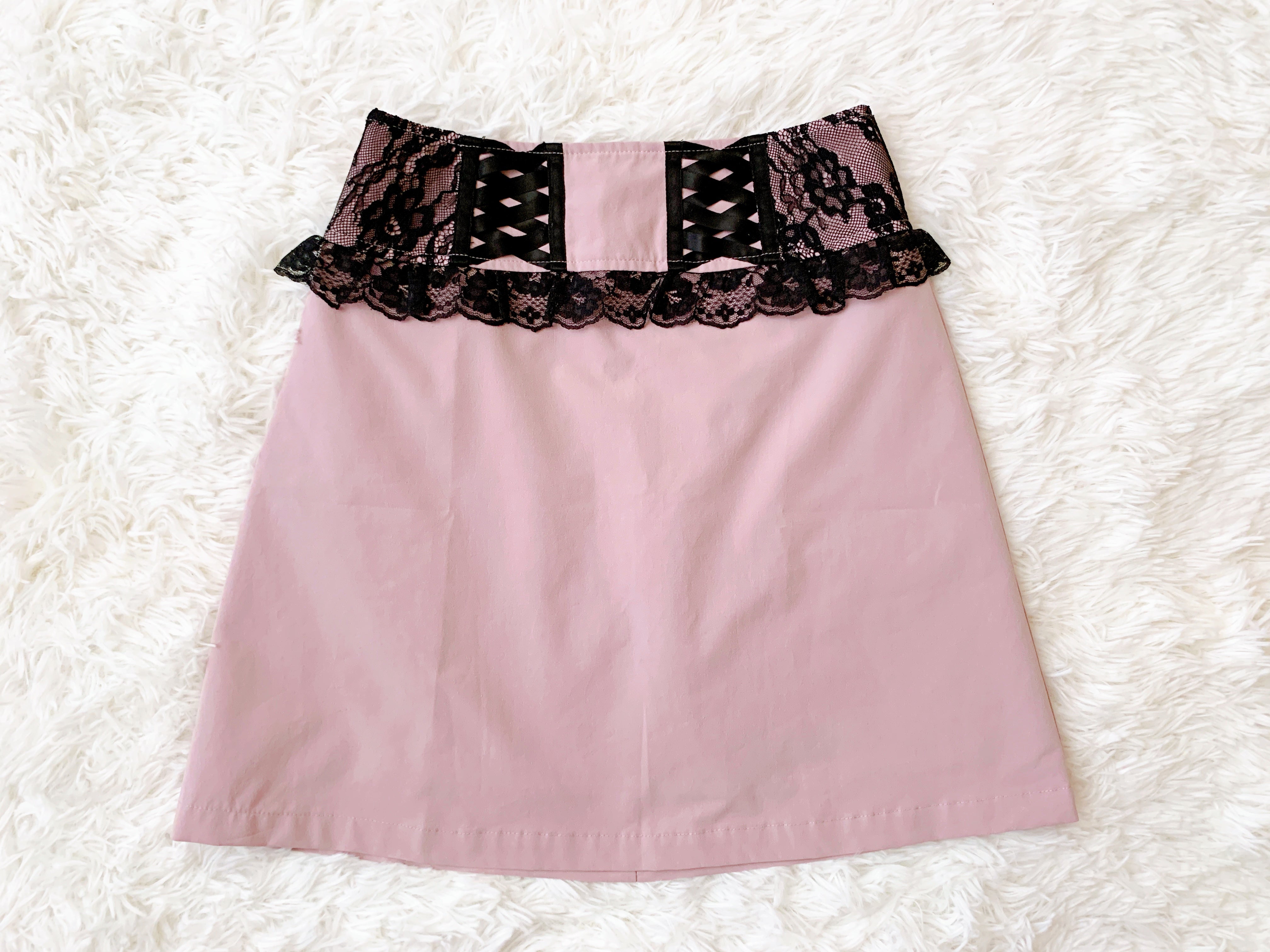 Ank Rouge With Black Lace Skirt (Pink)