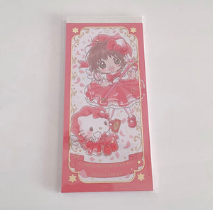 Sanrio Hello Kitty x Cardcaptor Sakura Tarot Card Mini Notepad Memo Limited