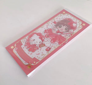 Sanrio Hello Kitty x Cardcaptor Sakura Tarot Card Mini Notepad Memo Limited